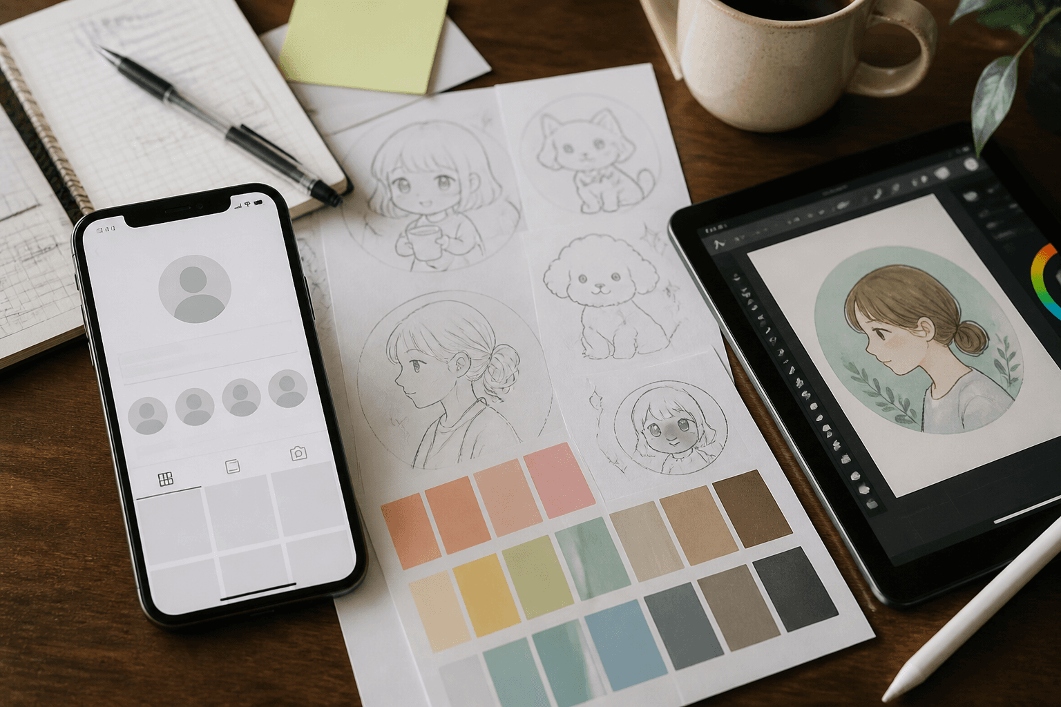 SNSアイコン作成を依頼すべき？納期と修正対応で選ぶ外注判断のアイキャッチ画像